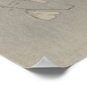 Ohara Koson Uil Onder Halve Maan Poster (Hoek)