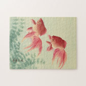 Ohara Koson, Veiltail Goldfish - Japanse fijne kun Legpuzzel (Horizontaal)