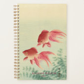 Ohara Koson, Veiltail Goldfish - Japanse fijne kun Planner (Voorkant)