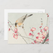 ohara koson's Japanese painting postcard,小原古邨の日本画 Briefkaart (Voorkant / Achterkant)