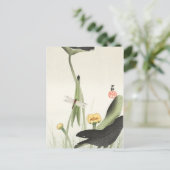 ohara koson's Japanse schilderende briefkaart,小 邨  Briefkaart (Staand voorkant)