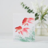 ohara koson's Japanse schilderende briefkaart,小 邨  Briefkaart (Staand voorkant)