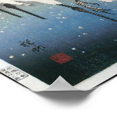 Ohara Koson's Vintage Egrets in de sneeuw Poster (Hoek)