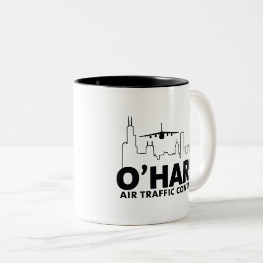 O'Hare ATC-mok Tweekleurige Koffiemok (Voorkant rechts)