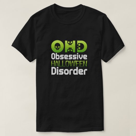 Ohd Obsessief Halloween Disorder Classic T-shirt (Design voorkant)