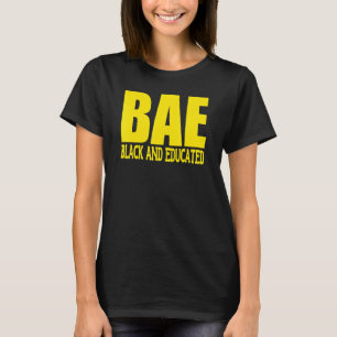 Oheneba Kleding Zwart en Opgeleide Bae Melanine T-shirt