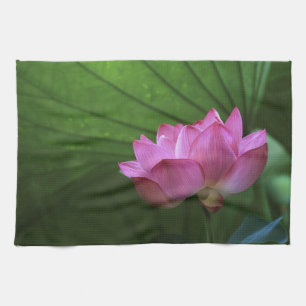 Ohga Lotus, Sankei-en Garden, Yokohama, Japan Theedoek