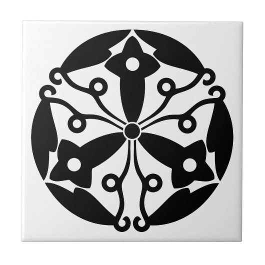 Ohgimachi Forsythia Tegeltje (Voorkant)