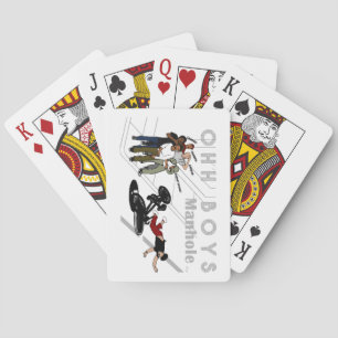 OHH BOYS - Man op bijenkuis een Hoesje-Mate iP uit Pokerkaarten