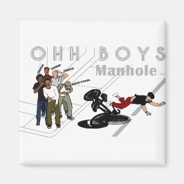 OHH BOYS - Man op bijenkuis een mangat Magneet