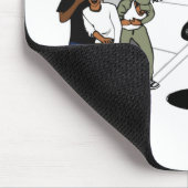 OHH BOYS - Man op bijenkuis een mangat Muismat (Hoek)