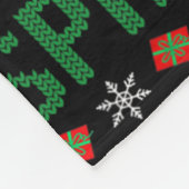 Ohh...dit vraagt om een Kerstspreadsheet  Fleece Deken (Hoek)