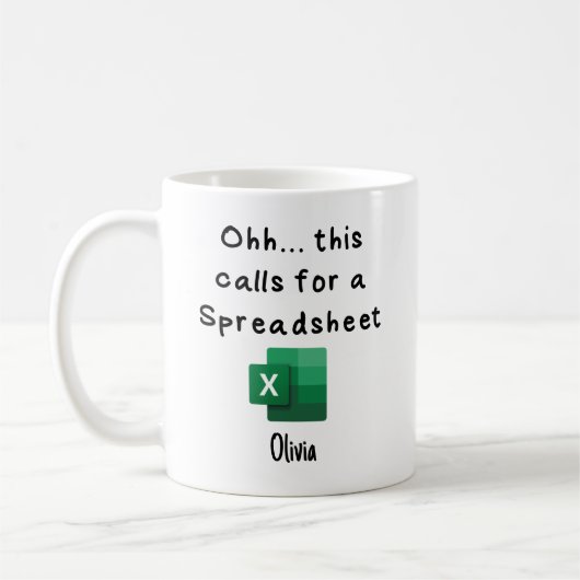 Ohh dit vraagt om een spreadsheet, tax prep mok (Links)