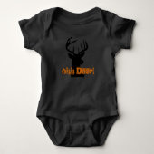 ohh hert grijs romper (Voorkant)