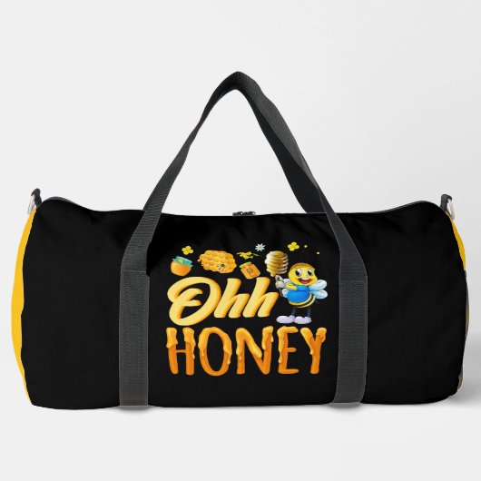 Ohh Honey Cartoon Bij  Plunjezak (Voorkant)