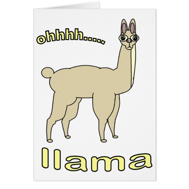 Ohh Llama (Voorkant)