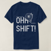 Ohh Shift!  fiets T-shirt (Design voorkant)