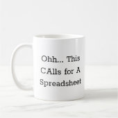 Ohh this calls for a Spreadsheet, Funny Accountant Koffiemok (Links)