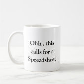 Ohh This Calls for a Spreadsheet, Hilarious Excel Koffiemok (Links)