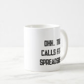 Ohh This Calls for a Spreadsheet, Nerdy Gift Koffiemok (Voorkant rechts)
