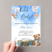 ohhbabyboy acryl uitnodigingen (Insitu (Draagbaar))