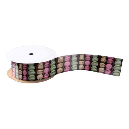 Ohhh macarons satijnen lint (Spoel)