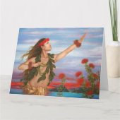 "Ohia and Lehua" by artist Lori Higgins. 8.5x11! Kaart (Voorkant)