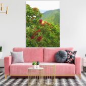 Ohia Lehua Blossoms Canvas Afdruk (Insitu (Woonkamer))