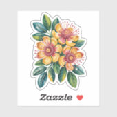 Ohia Lehua Cut Vinyl Sticker (Vel)