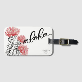 Ohia Lehua Mod Aloha Bagagelabel