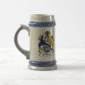 O'Hickey Coat of Arms Stein - Family Crest Bierpul (Links)
