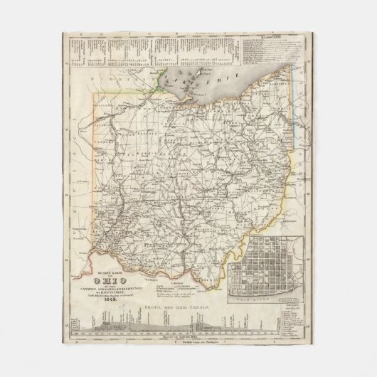 Ohio 12 fleece deken (Voorkant)