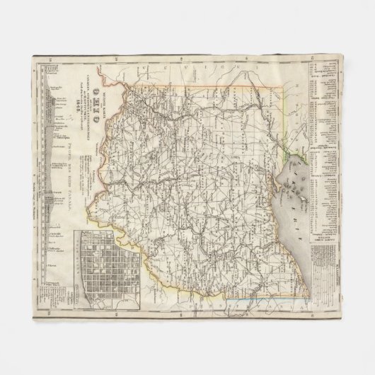Ohio 12 fleece deken (Voorkant (Horizontaal))