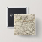 Ohio 12 vierkante button 5,1 cm (Voorkant /achterkant)