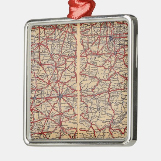 Ohio 14 metalen ornament (Links)