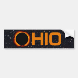 Ohio 2024 totale zonsverduistering bumpersticker