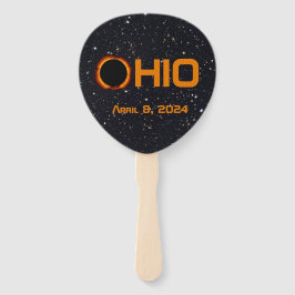 Ohio 2024 totale zonsverduistering handwaaier