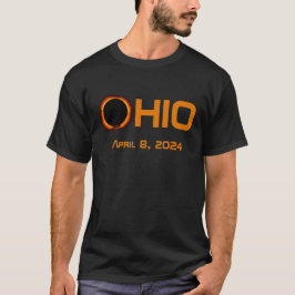 Ohio 2024 totale zonsverduistering t-shirt