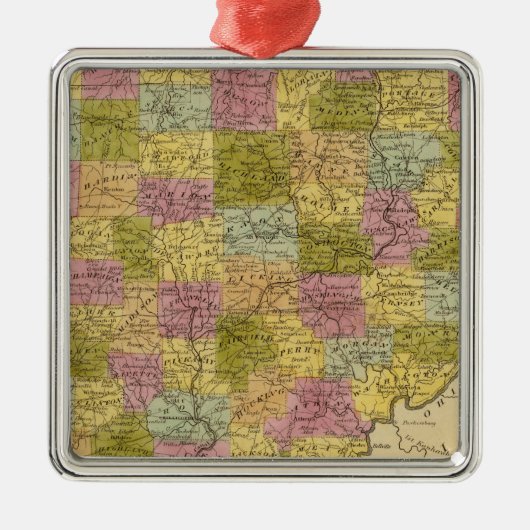 Ohio 3 metalen ornament (Voorkant)