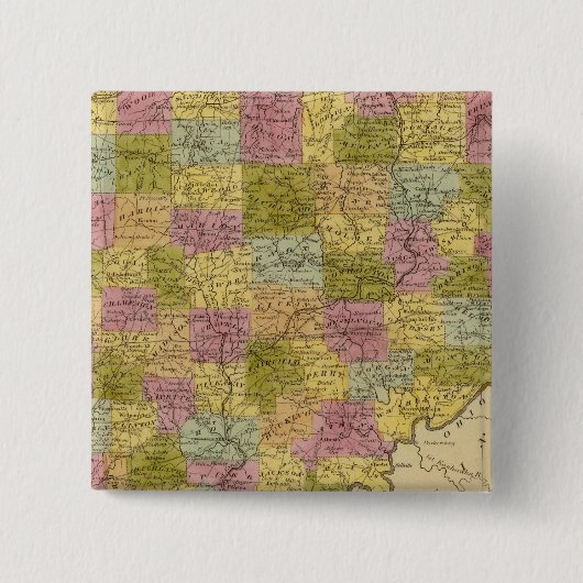 Ohio 3 vierkante button 5,1 cm (Voorkant)