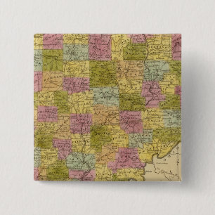 Ohio 3 vierkante button 5,1 cm