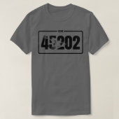 Ohio 45202 Postcode T-shirt (Design voorkant)