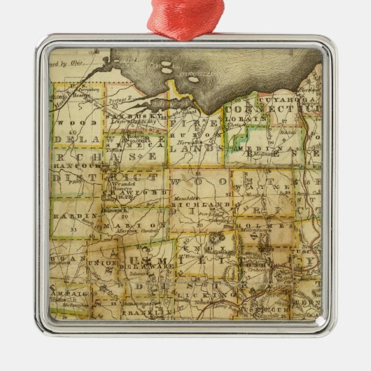 Ohio 4 metalen ornament (Voorkant)