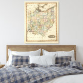 Ohio 5 canvas afdruk (Insitu (Slaapkamer))