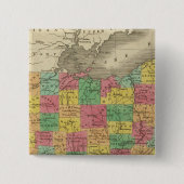 Ohio 5 vierkante button 5,1 cm (Voorkant)