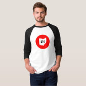 Ohio 614 3/4 Sleeve T-shirt (Voorkant volledig)