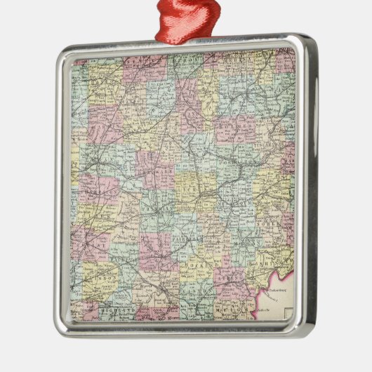 Ohio 6 metalen ornament (Links)