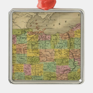Ohio 7 metalen ornament