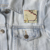 Ohio 8 vierkante button 5,1 cm (In situ)