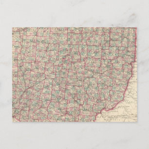 Ohio 9 briefkaart